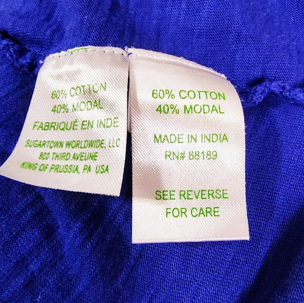 Lilly Pulitzer Esse Royal Blue Sleeveless Midi Shift Dress w/ Button Detail in M - Picture 10 of 10